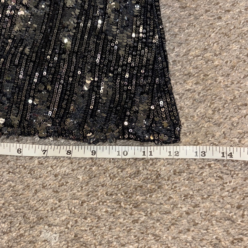 Silver Sequin Flare Pants 8/10 - Picture 11 of 11